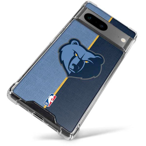 NBA Memphis Grizzlies Canvas Google Pixel 7a Clear Case